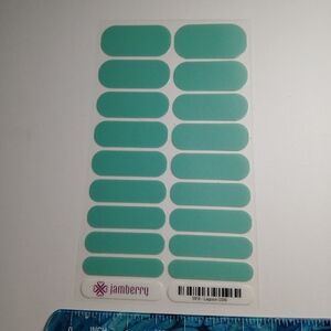 Jamberry Teal Lagoon Nail Wraps 51F8 Lagoon 0316